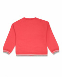 Red plush open sweatshirt for girl Really Sweet Red plush open sweatshirt for girl Really Sweet