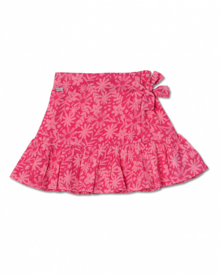 Amazonia girl's fuchsia poplin skirt Amazonia girl's fuchsia poplin skirt