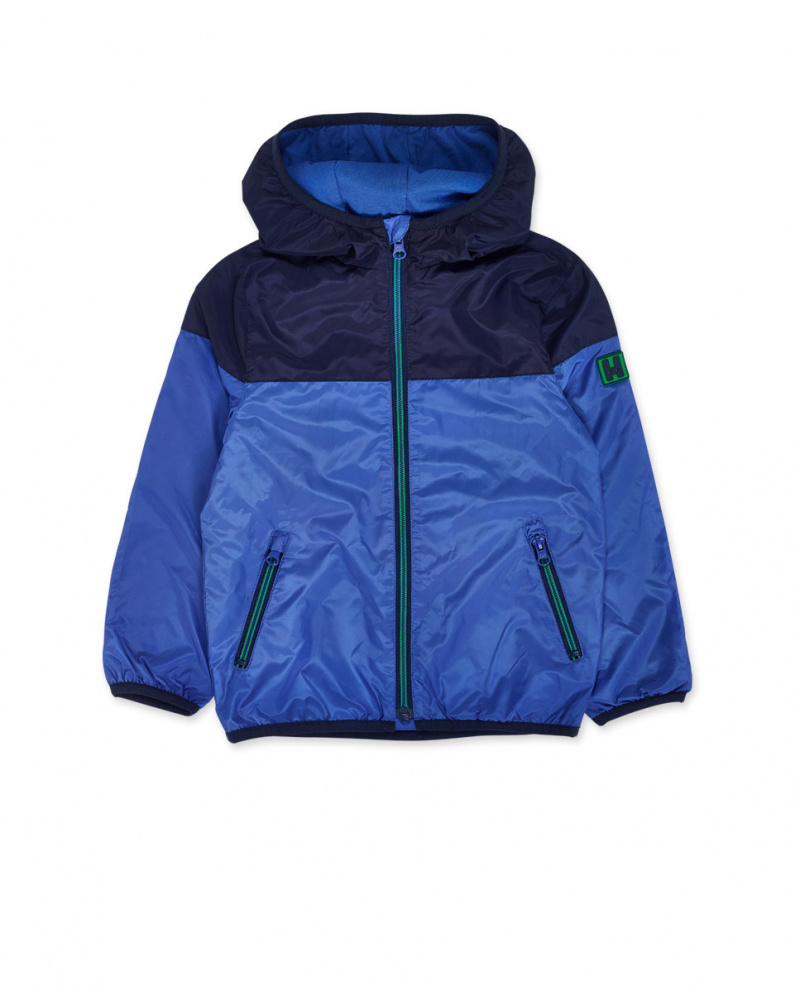 Boy's blue flat jacket The coast