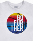 White knit T-shirt for boy Your game