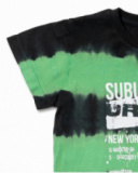 Green tie dye t-shirt for boy Urban Activist