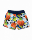 Boy's printed bermuda shorts Your game