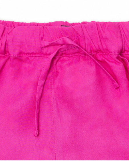 Purple flat shorts for girl Full Bloom