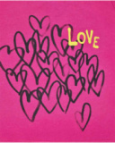 Fuchsia knit tank top for girl Rebel Girl