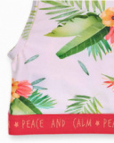 White knit tank top for girl Oasis