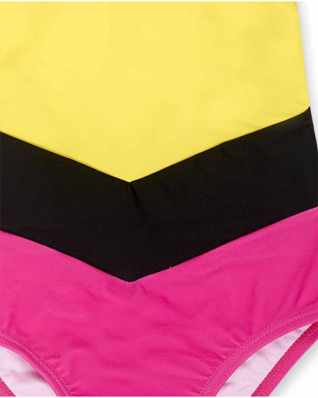 Multicolored swimsuit for girl Rebel Girl