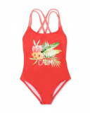 Oasis girl orange swimsuit