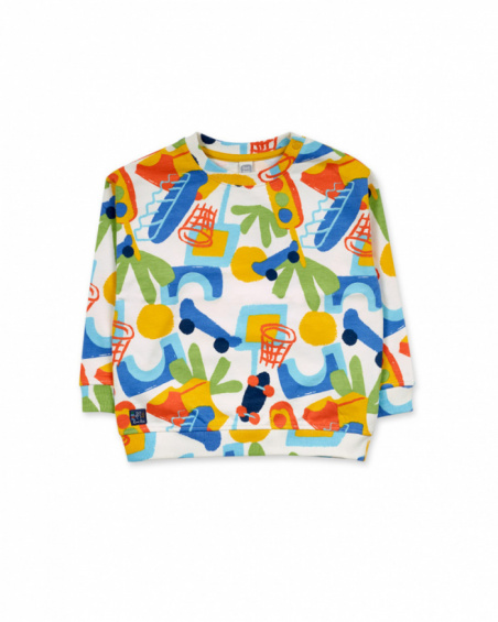 Park Life printed fleece sweatshirt for boy