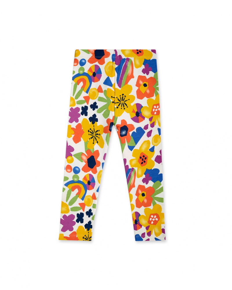 Girls deals flower leggings