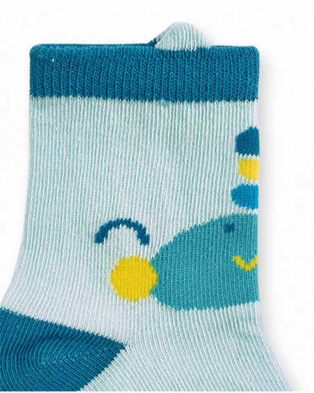 Set of 3 colored socks for boys Dragon Finder
