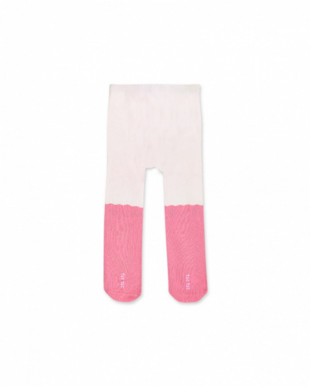 Pink tights for girl Happy Cookies