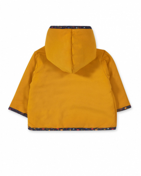 for girl yellow reversible parka Pugs Life