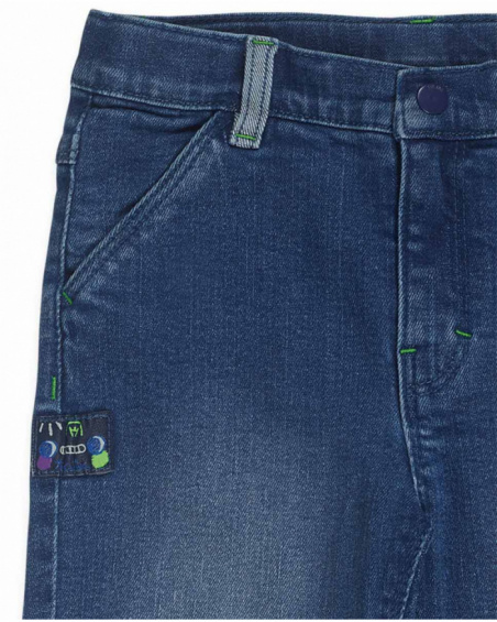 Robot Maker blue denim trousers