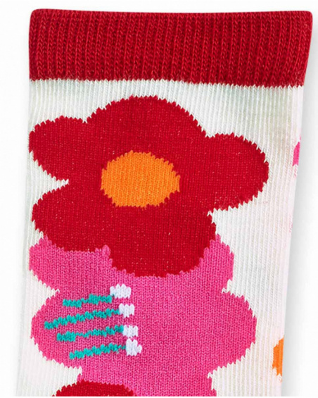 Set of 2 patterned socks for girl Besties