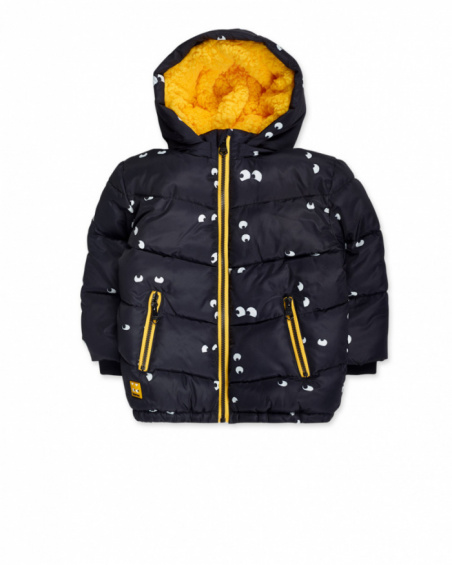 Big Hugs boy's black padded parka