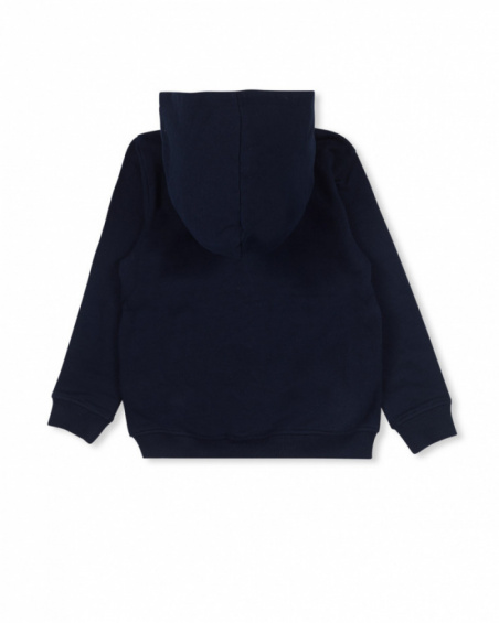 Blue fleece jacket for boys Road to Adventure