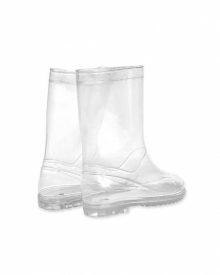 Transparent unisex rain boots