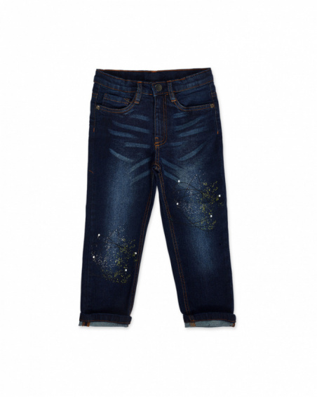 Boy's blue denim trousers New Era