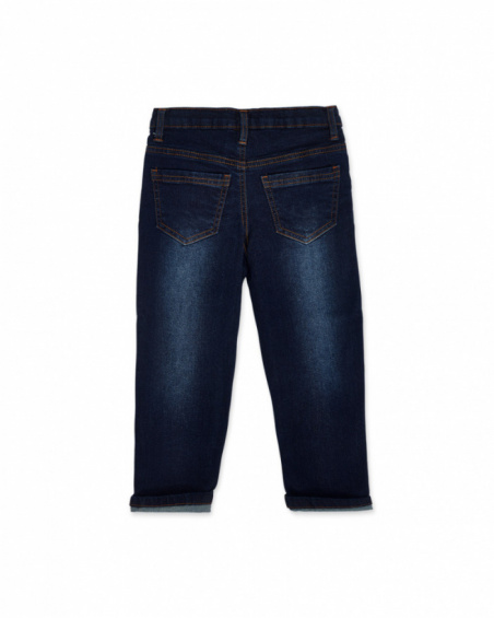 Boy's blue denim trousers New Era