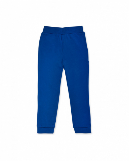 Blue fleece trousers for boy Nice Price