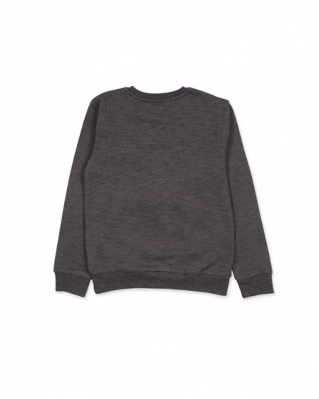 Black knit sweatshirt for boys Altaverse
