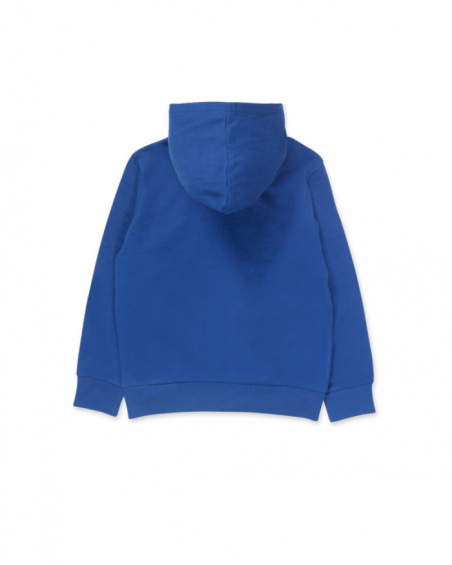 Blue knit sweatshirt for boys Another Challenge collection