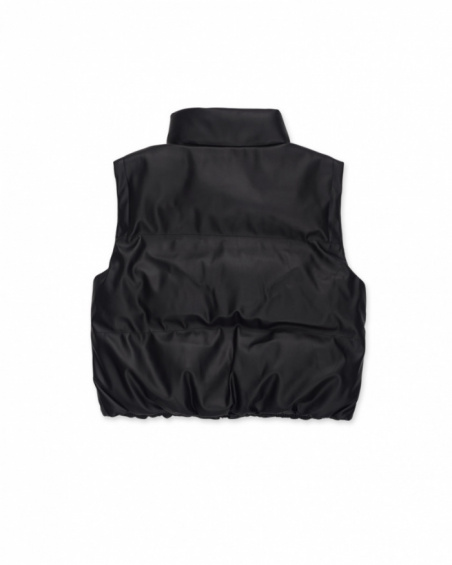 Black flat vest for girls Dark Romance collection
