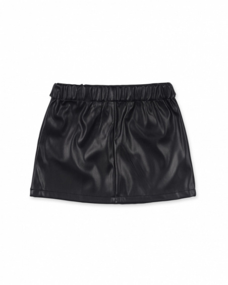 Black flat skirt for girls Dark Romance collection