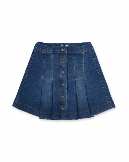 Blue flat skirt for girls Love to Learn collection