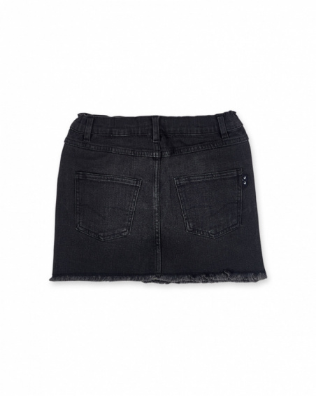 Black flat skirt for girls No Rules collection