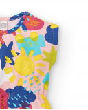 Girl's yellow knit dress Run Sing Jump collection