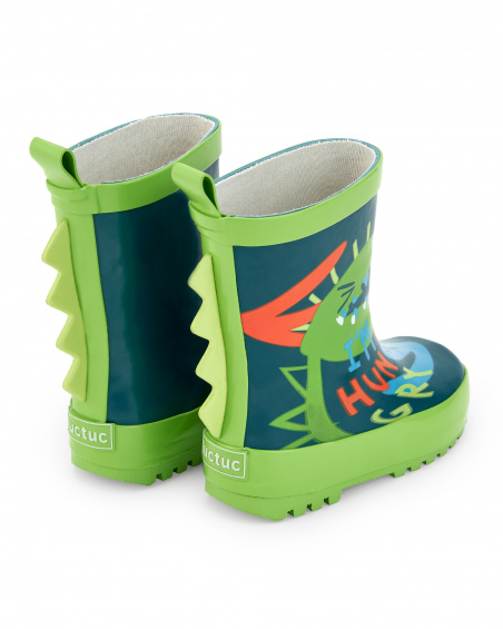Botas agua verde niño Tropadelic