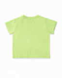 Camiseta punto verde niño Tropadelic