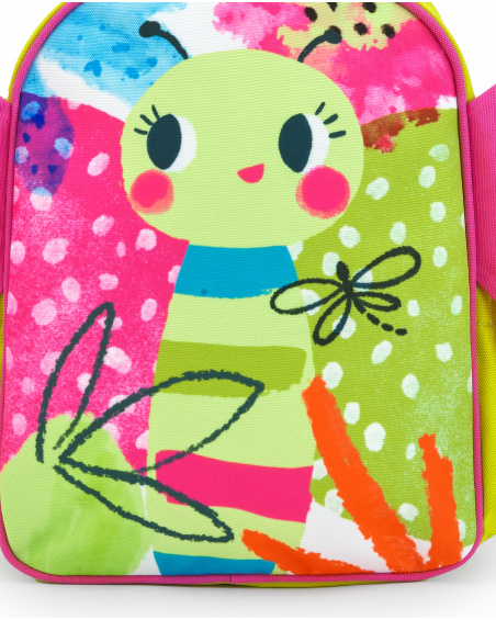Green backpack for girl Tropadelic collection