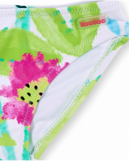 Green briefs for girls Tropadelic collection