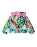 Cortavientos verde niña Tropadelic
