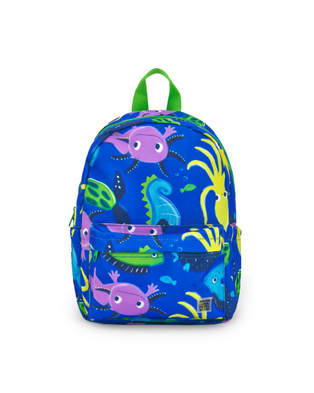 Blue backpack for boy Ocean Wonders collection