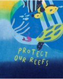 Camiseta tirantes punto azul niño Ocean Wonders