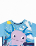 Camiseta punto azul niño Ocean Wonders