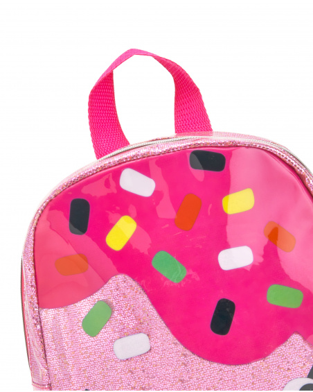 Pink backpack for girl Creamy Ice collection