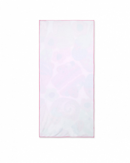 Pink microfiber towel for girls Creamy Ice collection