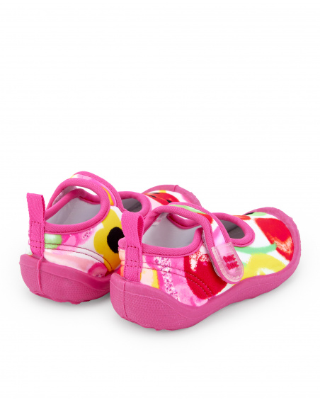 Pink lycra sneakers for girls Creamy Ice collection