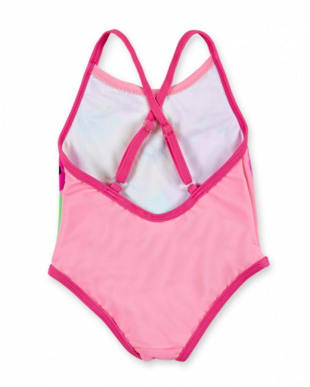 Girl's pink swimsuit Creamy Ice collection