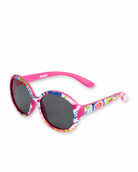 Pink sunglasses for girl Acid Bloom collection