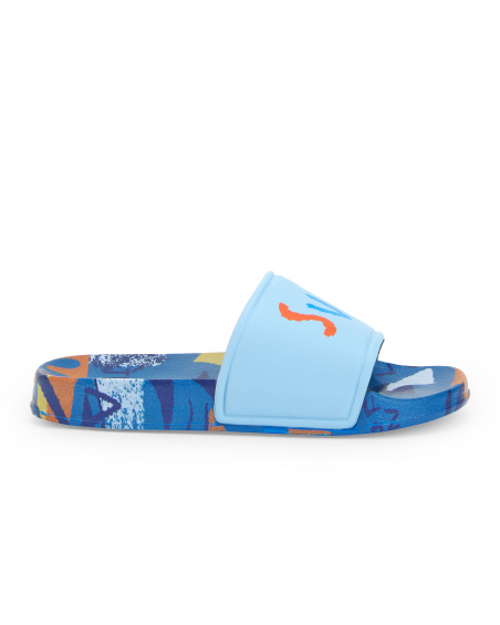 Blue flip flops for boy Sons Of Fun collection