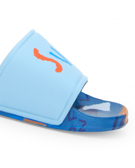 Blue flip flops for boy Sons Of Fun collection