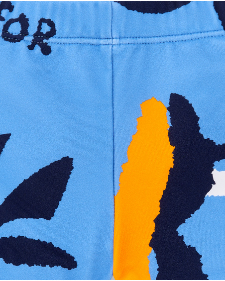 Blue boxer swimsuit for boy Sons Of Fun collection
