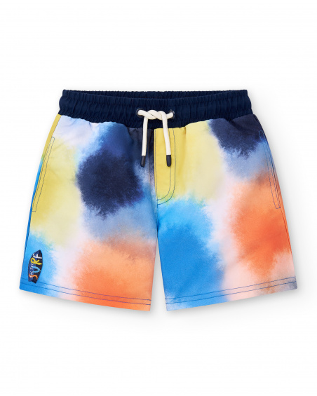 Multicolored swimsuit for boy Sons Of Fun collection