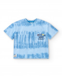 Camiseta punto azul niño Sons of Fun
