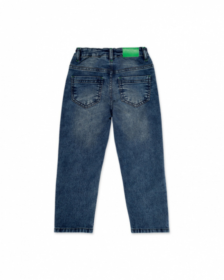 Blue denim pants for boy Savage Spirit collection
